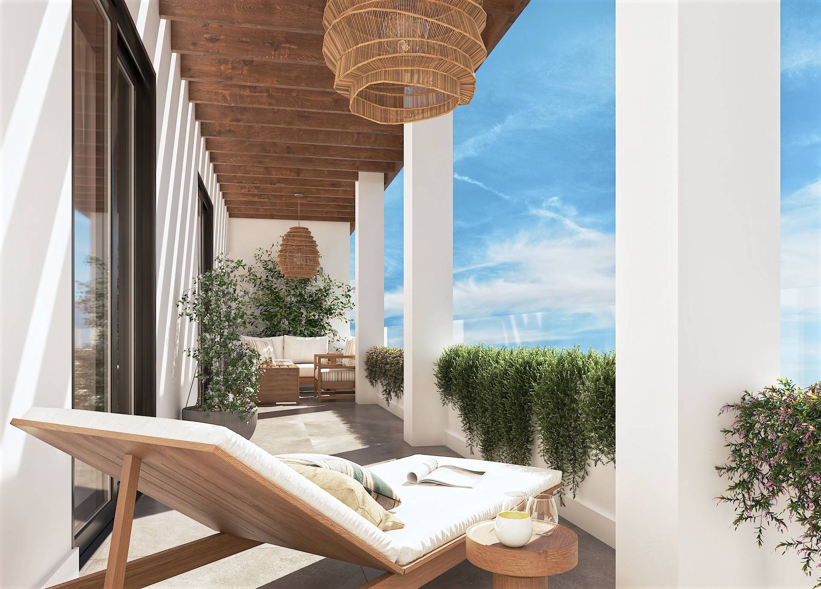 02 balcony with sea view and lounge area
